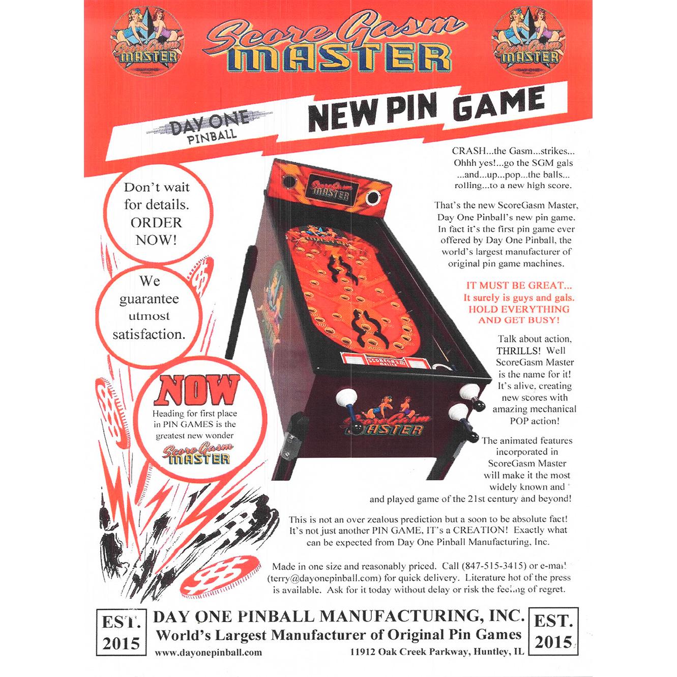 ドローボールマスタープログラム sg_FLYER ScoreGasm Master Flyer